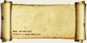 Hana Alimpić vizit kartica